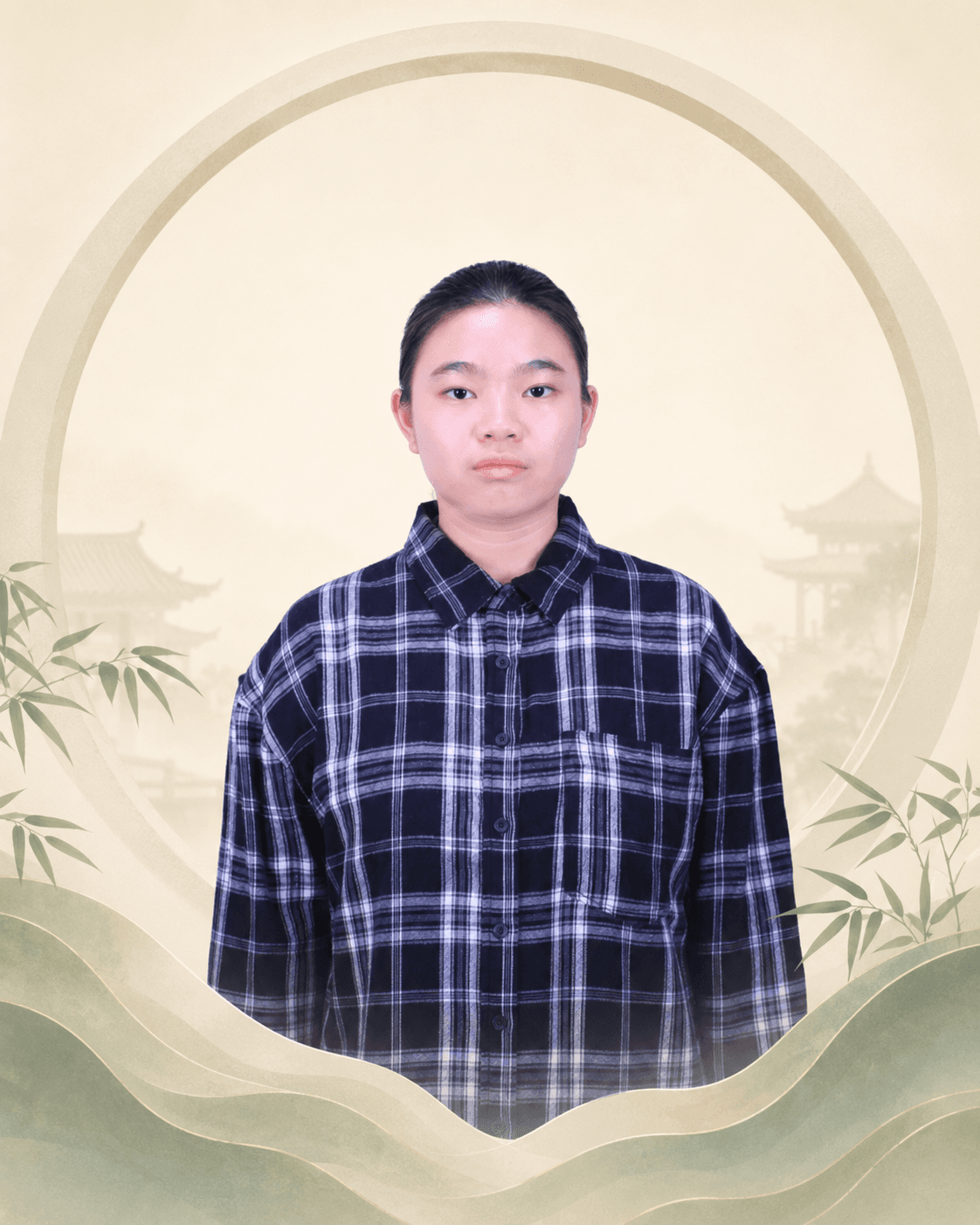 Foto Gwen Electra, siswa Wanmei peraih HSK 1.
