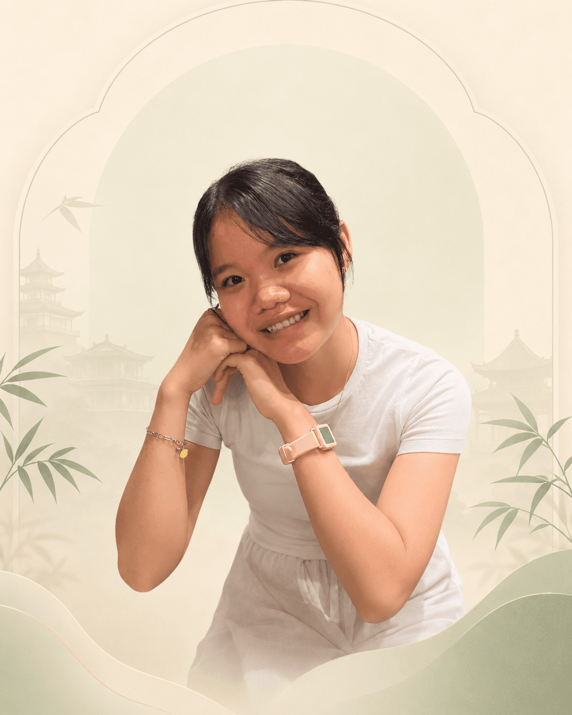 Foto Hayuning Tyas, siswa Wanmei peraih HSK 3.