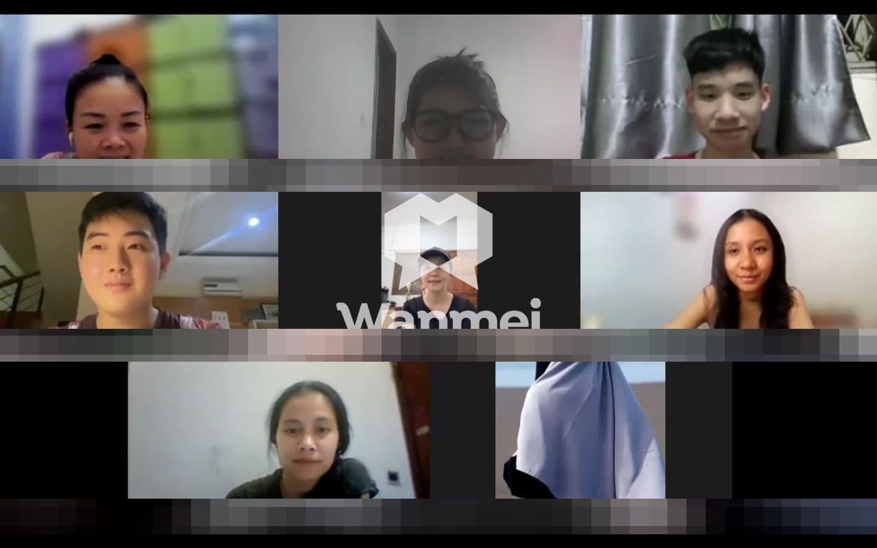 Kelas group Mandarin online bersama pengajar Wanmei